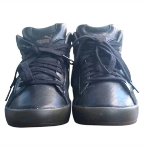 Alexander McQueens × Puma Climb Mid-Top RIBCAGE MCQ LEATHER LIMITED, 8, Schwarz. - Bild 1 von 10