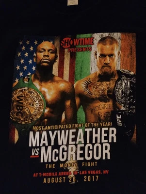 Floyd Mayweather VS Conor McGregor T-Shirt The Money Fight August 26, 2017 XXL - Image 1 of 4