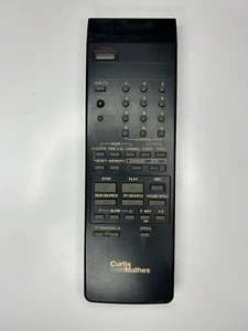 Curtis Mathes VSQS0676 TV VCR Remote Control, Black - OEM - Picture 1 of 3