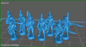 Schermaglia russa Jaegers - taglia epica 15 mm - Foto 1 di 1
