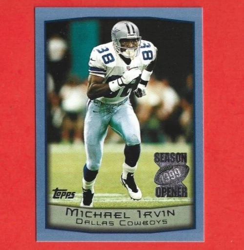 1999 Topps Season Opener Football Card #7 Michael Irvin - Image 1 of 1