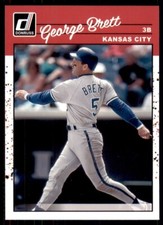 2023 Donruss Baseball Retro Base #284 George Brett - Kansas City Royals