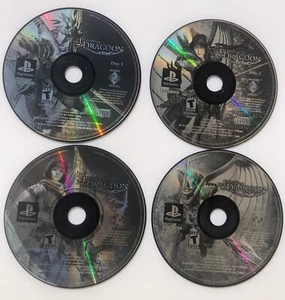 The Legend of Dragoon - Playstation 1 PS1 - ALLE 4 DISC - NUR DISC - UNGETESTET - Bild 1 von 2