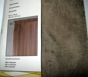 Style Selections CHLOE TRANSPARENTER VORHANG VORHANG PANEEL KAKAOBRAUN NEU IN VERPACKUNG - Bild 1 von 1