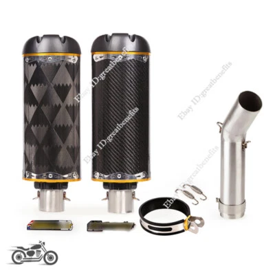 Tubo de escape para Suzuki GSXR600 GSXR750 K6 K7 2006-2007 silenciador de tubo de enlace medio Foto 1 de 4