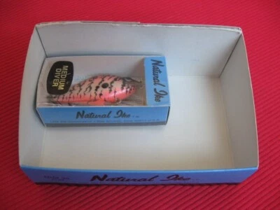 Vintage LAZY IKE Natural Ike Medium Diver Fishing Lure - MIB - Image 1 of 4