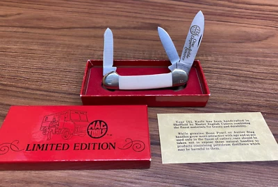 IXL SHEFFIELD ENGLAND GEORGE WOSTENHOLM POCKET KNIFE MAC TOOLS 3- BLADE RARE - Image 1 of 4