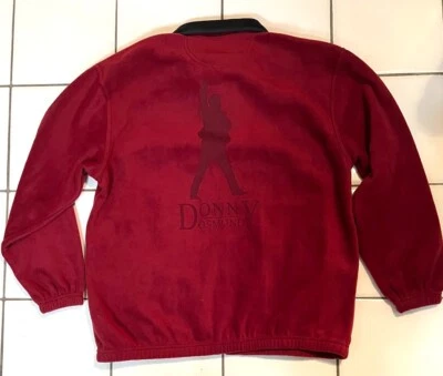 Donny Osmond Colorado Timberline Collectors Fleece Jacket SZ LG Burgundy New - Image 1 of 4
