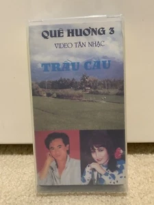 Very Rare, VHS, Que Huong 3, Video Tan Nhac, “Trau Cau” By New Video Production - Picture 1 of 8