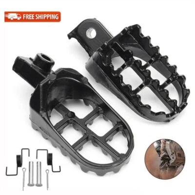 Aluminum Foot Pegs Rest For Yamaha DT50 TTR90 TTR90E RT100 YZ250 Pit Dirt bike - Image 1 of 4