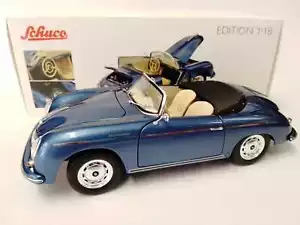 Schuco Porsche 356 Speedster Blau Metallic Open 1952 1/18 450031800 - Imagen 1 de 2
