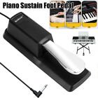 Piano Sustain Pedal Foot Damper Keyboard with Polarity Switch For Yamaha Roland