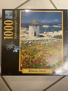 Ravensburger Puzzle 1000 Pc. Mykonos, Greece Brand New Sealed