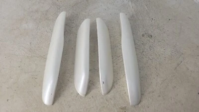 02-14 CADILLAC ESCALADE ESV OEM WHITE DIAMOND PEARL ROOF RACK END CAP TRIM SET - Image 1 of 4