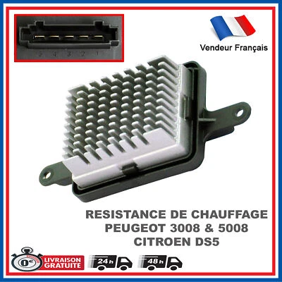 Régulateur Pulseur d'Air Résistance Chauffage prévu pour 3008 5008 DS5 6441.CQ - Immagine 1 di 4
