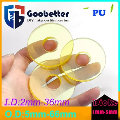 10 pezzi O-ring poliuretano PU Ø 2 - 36mm spessore 1-5mm anello di tenuta guarnizione piatta - Immagine 1 di 4