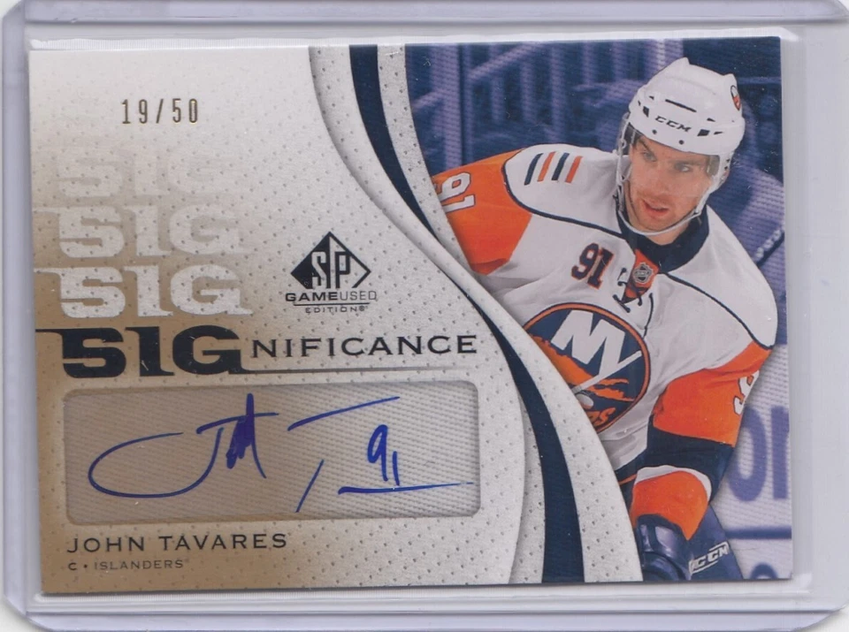 2010-11 SP Game Used SIGnificance Autograph #SIGTA John Tavares 19/50 *S5042 - Image 1 of 1