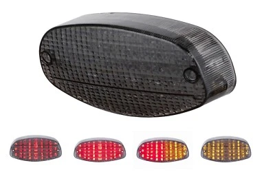 Ajuste Yamaha 1998-2017 XVS650 V-Star personalizado; luz trasera LED + señal de giro Foto 1 de 4