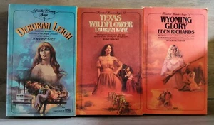 Frontier Woman Saga Vintage Book Lot 2-4 Jeanne Foster HIstorical Western Novel  - Picture 1 of 4