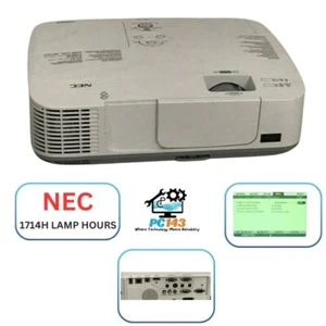 NEC NP-M271X HDMI PROJECTOR 1714h LAMP HOURS USED - Photo 1/5