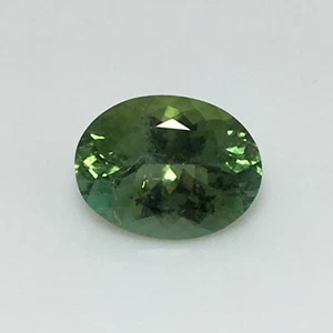 Preciosa piedra preciosa turmalina corte ovalado buen color verde 3,40 quilates - Imagen 1 de 4