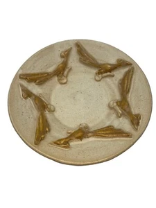 Handmade Ceramic Pottery Plate ROAD RUNNERS 3D Artisan - Picture 1 of 6