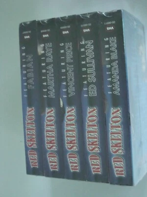 VTG NEW SEALED Red Skeleton VHS Collectors Set (1999). Features 5 Actors. RARE! - Image 1 of 4
