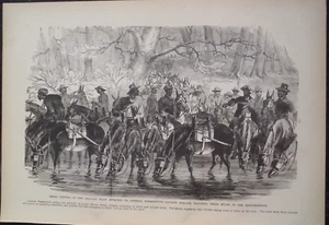 Rappahannock Drivers Baggage Train African American Civil War Frank Leslie's - Picture 1 of 1