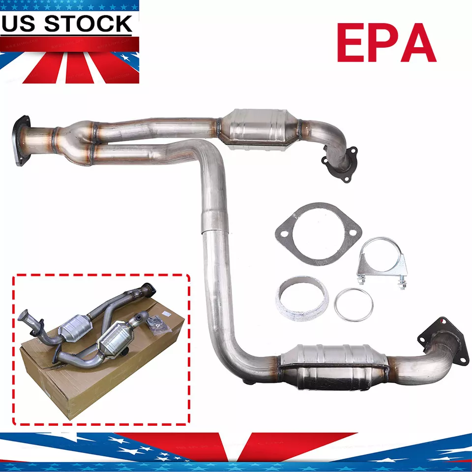 For 2002-2005 Cadillac Escalade 5.3L Y Pipe Catalytic Converter EPA Approved - Image 1 of 4