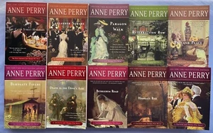 Charlotte and Thomas Pitt series #1-7, 10-12 (10 Books) ~ Anne Perry ~ PB ~ VGC - Picture 1 of 6