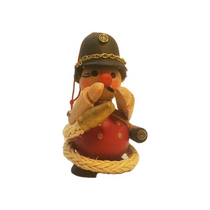 Vintage Steinbach christmas ornament Firefighter Hose Wooden German Fireman  - Picture 1 of 4
