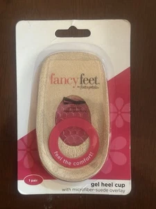 FUSSBLÜTENBLÄTTER Fancy Feet Gel Fersenschalenkissen mit Mikrofaser-Wildleder-Overlay - 1 Paar - Bild 1 von 1