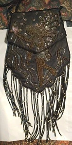 Rare Kirks Folly Fairy Beaded Sequin purse evening Bag 30+ Years Old Good Shape! - Picture 1 of 4