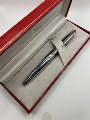 Pluma Estilográfica Sheaffer Legacy II Cromo Pulido 14k Incrustaciones Plumín Punto Blanco Foto 1 de 4