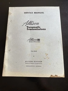 Allison Torqmatic Getriebe Service Manual (1950) - Bild 1 von 10