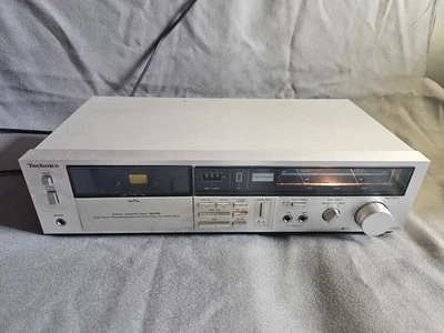 Technics M206 Stereo Cassette Deck Kassettendeck Tapedeck 80er silber Vintage - Bild 1 von 4