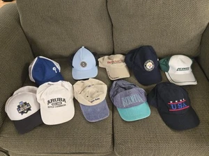 Lot of 10 Baseball Hats – Sports, Travel, Promo – Steelers Phillies NCAA USA - Picture 1 of 4