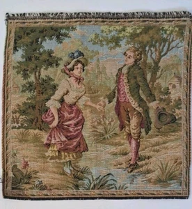 1 x Excellent Condition Unused Vintage French Tapestries  (10x10") 50+ yrs old - Picture 1 of 3