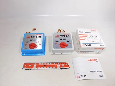 Märklin H0 AC 2X 6604 Delta-Control Steuergerät Digitale Mint + 1X Box #EH499-1 - Bild 1 von 4