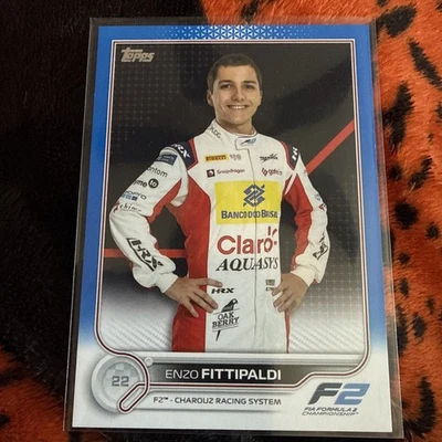2022 Topps Formula 1 Enzo Fittipaldi # 95 Blue Paper /99 - Image 1 of 2
