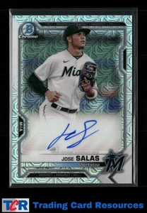 2021 Bowman Chrome #BCMA-JS Jose Salas Prospect Autographs Mojo Refractor - Picture 1 of 2