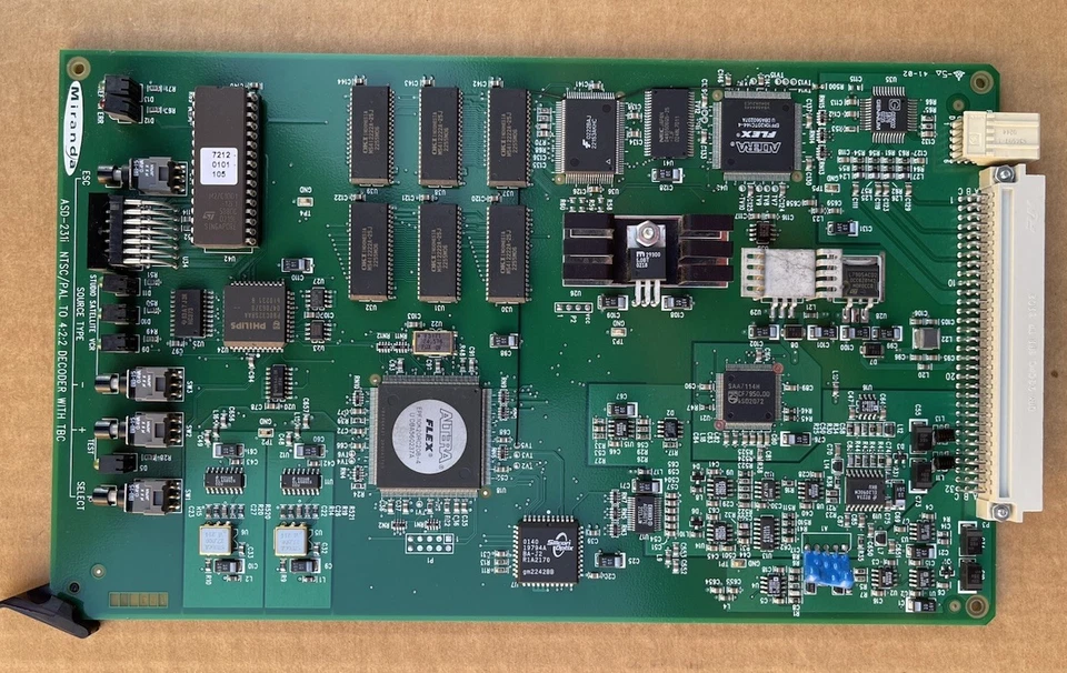 Miranda ASD-231i NTSC/PAL to 4:2:2 Adaptive Decoder with TBC Board - Image 1 of 1