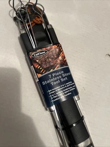 Uniflame 7-teiliges Edelstahl BBQ Werkzeug Set mit Komfortgriffen - Bild 1 von 4