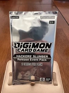 Digimon TCG Release Event Pack Hackers Slumber English Set of 8 - Picture 1 of 7