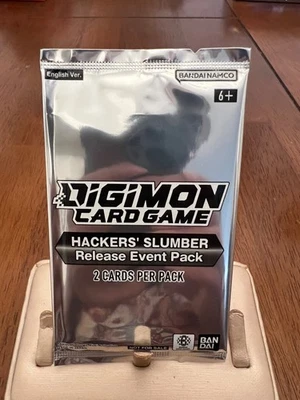 Digimon TCG Release Event Pack Hackers Slumber English Set of 8 - Image 1 of 4