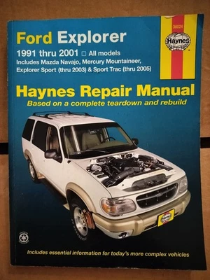 Haynes Repair Manual Ford Explorer 1991-2001 36024 All Models - GOOD COND. CLEAN Foto 1 de 2