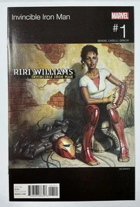 Invincible Iron Man #1 NM- Hip Hop Variant 2017 Marvel Granov, Riri Williams - Picture 1 of 14