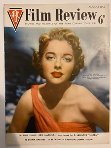 ABC Film Review Mag August 1954 Cover Joan Weldon In The Command 060G - Imagen 1 de 3