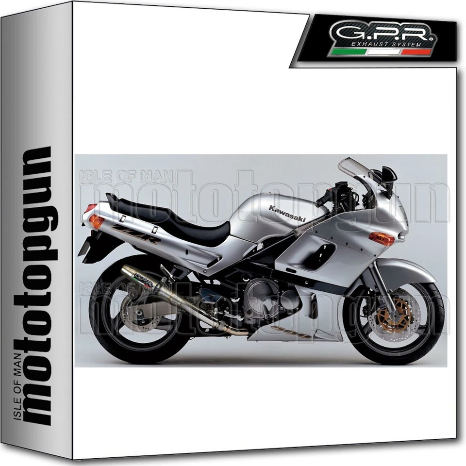 GPR 2 EXHAUST HOM DEEPTONE STAINLESS STEEL KAWASAKI ZZR 600 2004 04 2005 05 - Imagem 1 de 2