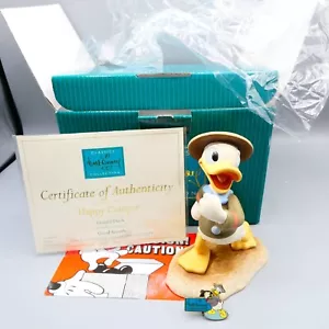 Disney Donald Duck Happy Camper Boxed Collectors Kit + COA Photos Badge Perfect - Picture 1 of 17